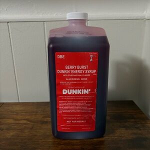 *DISCONTINUED* Dunkin' Berry Burst Energy Syrup